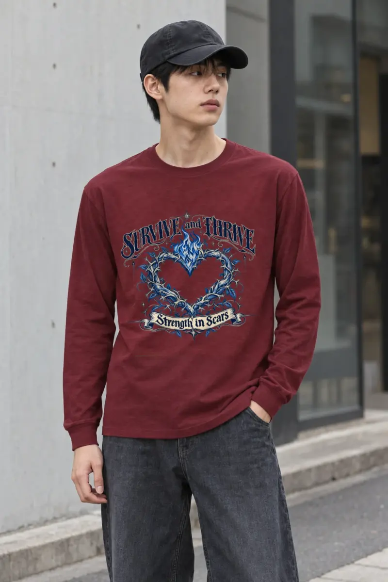"Survive And Thrive" Unisex Longsleeve T-shirt