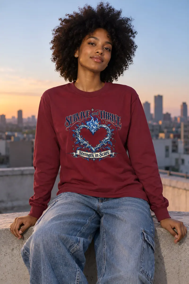"Survive And Thrive" Unisex Longsleeve T-shirt