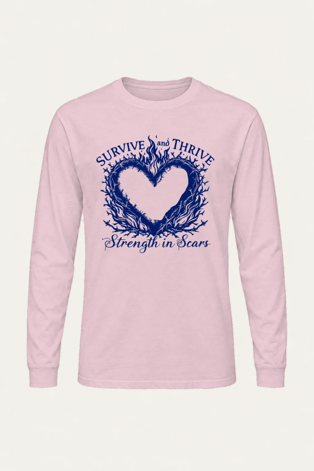 "Survive And Thrive" Unisex Longsleeve T-shirt | Gildan 2400