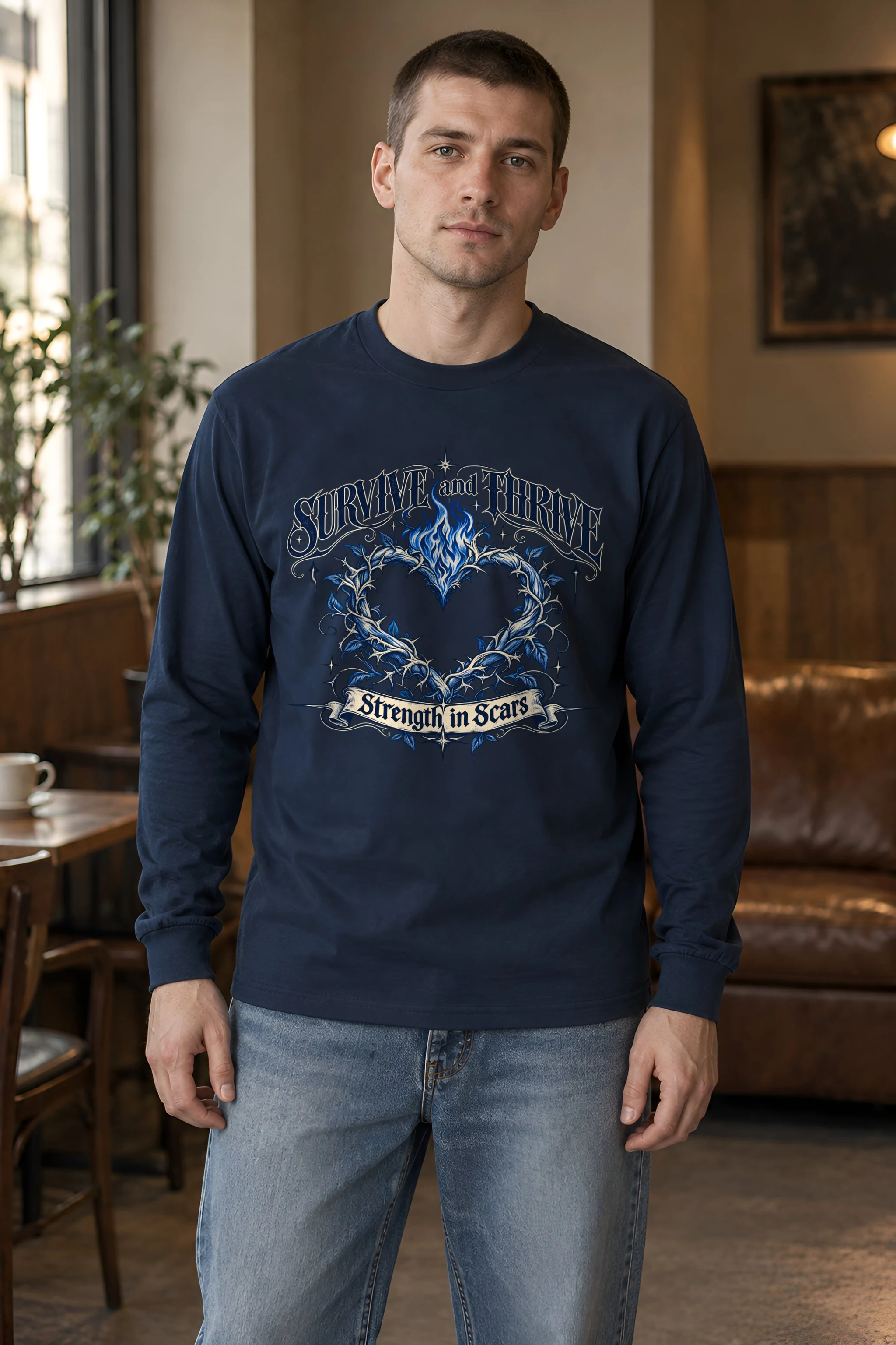 "Survive And Thrive" Unisex Longsleeve T-shirt