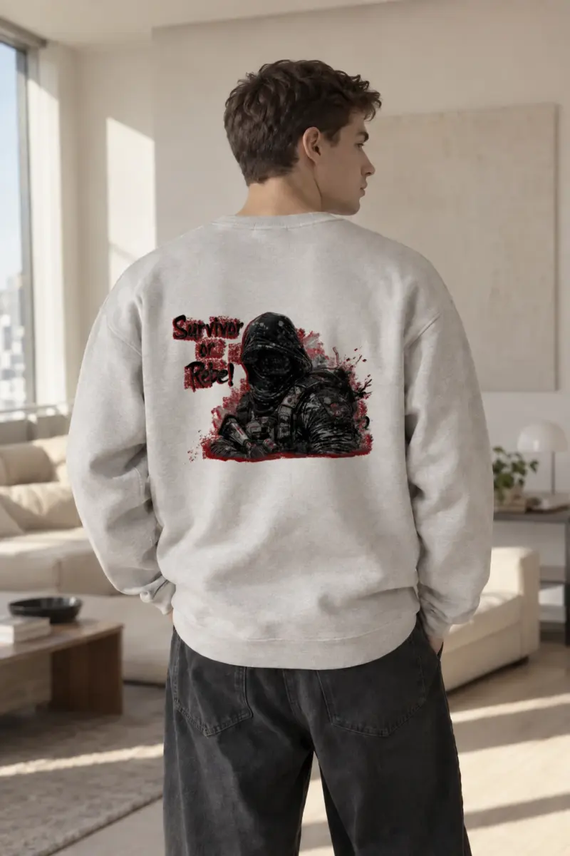 “Survivor Of Rebel!” Heavy Blend Unisex Crewneck Sweatshirt | Gildan 18000