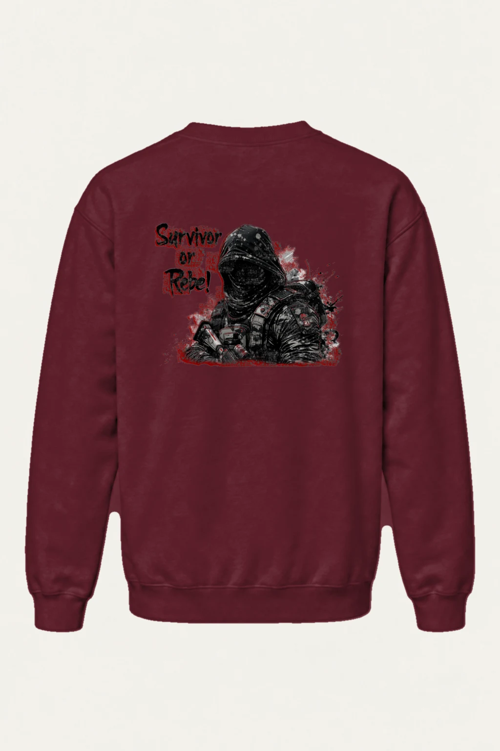 "Survivor Of Rebel!" Heavy Blend Unisex Crewneck Sweatshirt | Gildan 18000