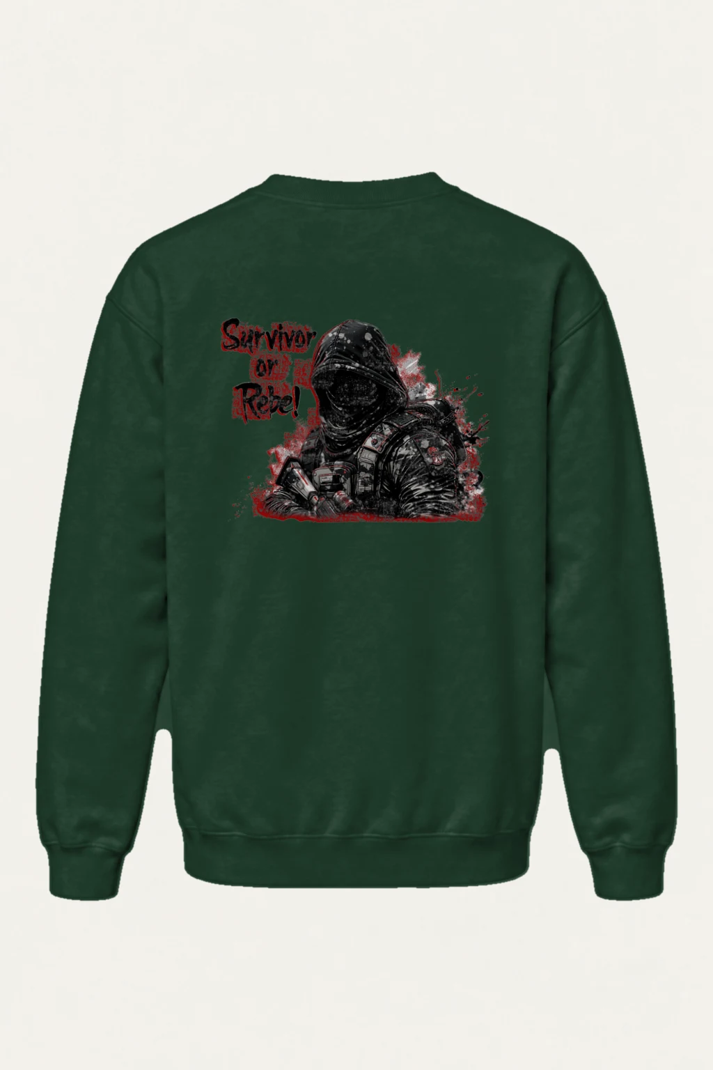 "Survivor Of Rebel!" Heavy Blend Unisex Crewneck Sweatshirt | Gildan 18000
