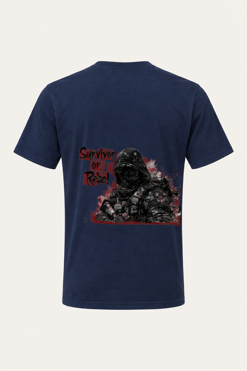 "Survivor Of Rebel" Heavyweight Unisex Crewneck T-shirt | Gildan 5000