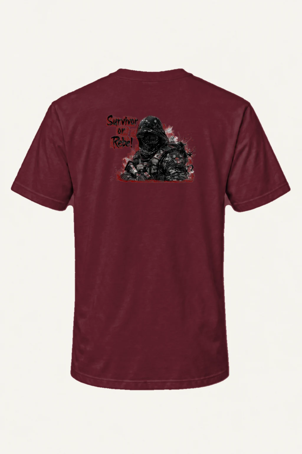 "Survivor Of Rebel" Heavyweight Unisex Crewneck T-shirt | Gildan 5000
