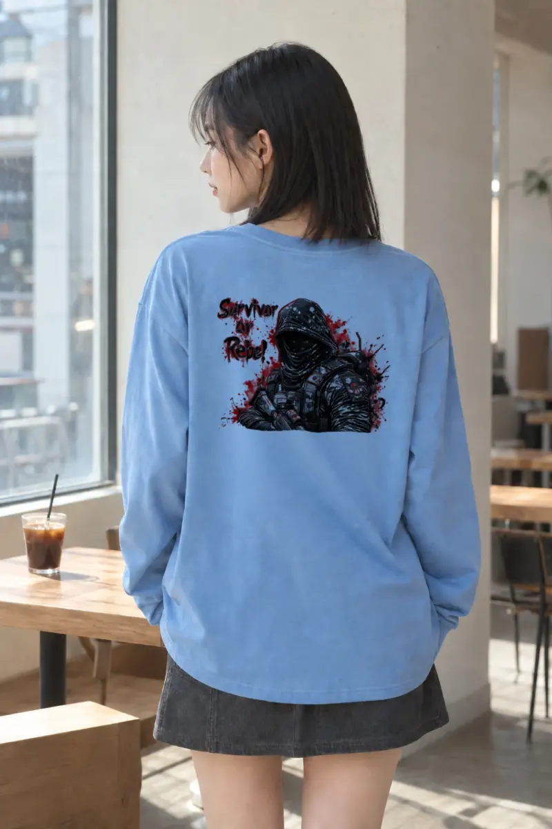 "Survivor Of Rebel" Unisex Longsleeve T-shirt | Gildan 2400