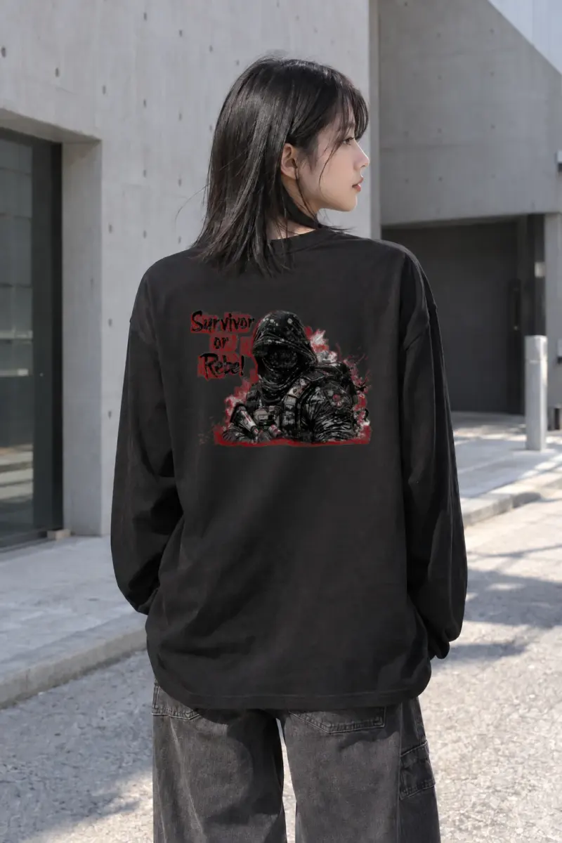 “Survivor Of Rebel” Unisex Longsleeve T-shirt | Gildan 2400