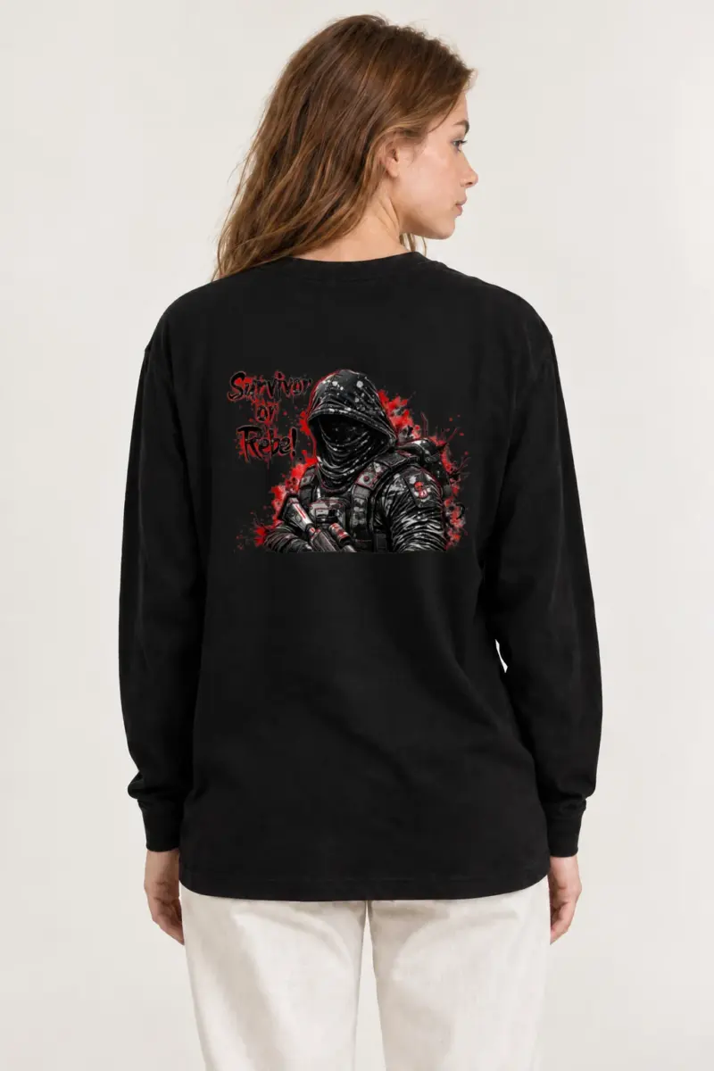 "Survivor Of Rebel" Unisex Longsleeve T-shirt | Gildan 2400