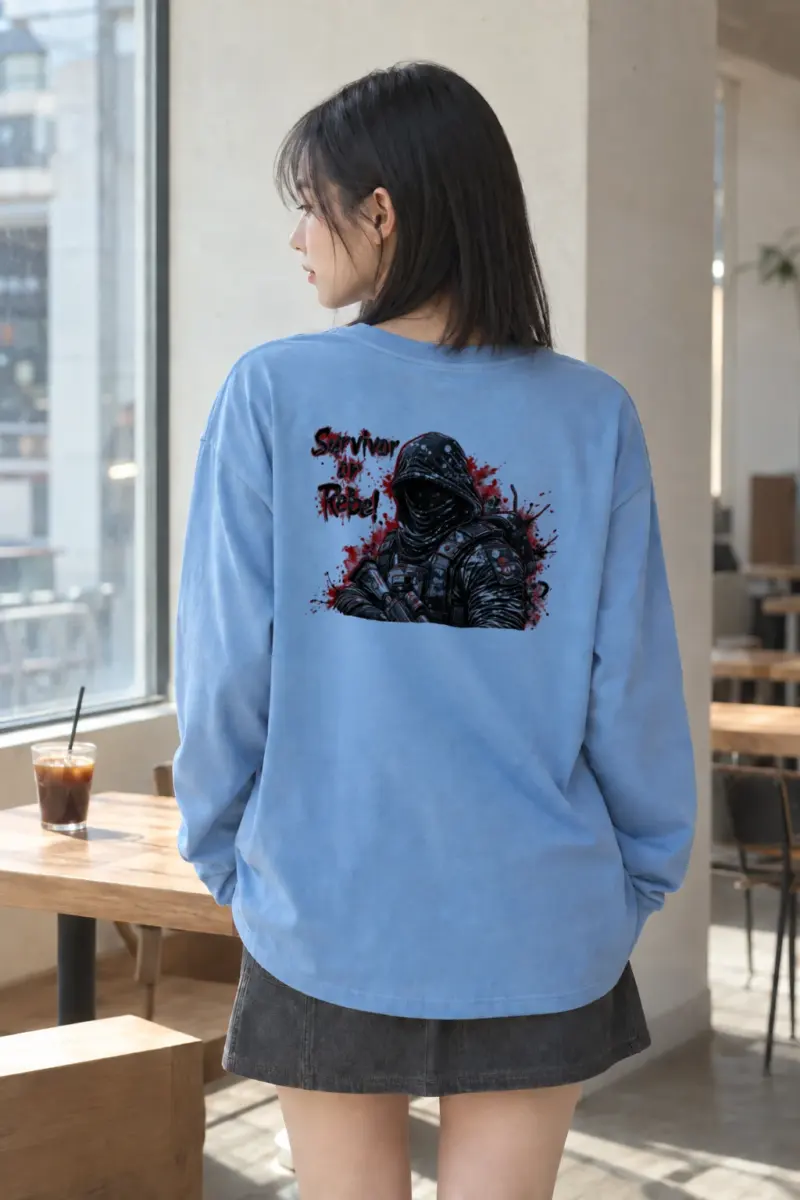 "Survivor Of Rebel" Unisex Longsleeve T-shirt | Gildan 2400