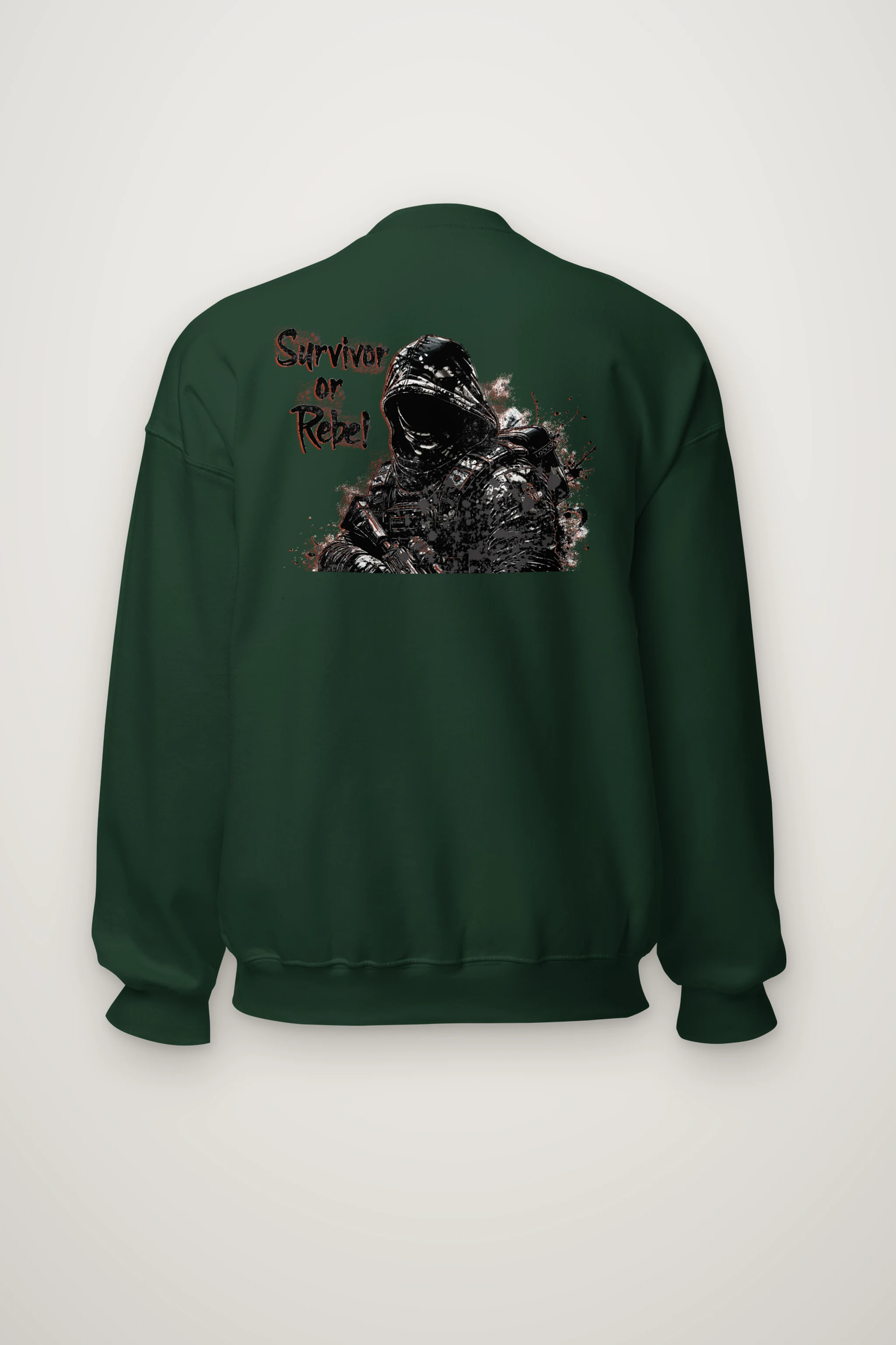 "Survivor Or Rebel" Heavy Blend Unisex Crewneck Sweatshirt