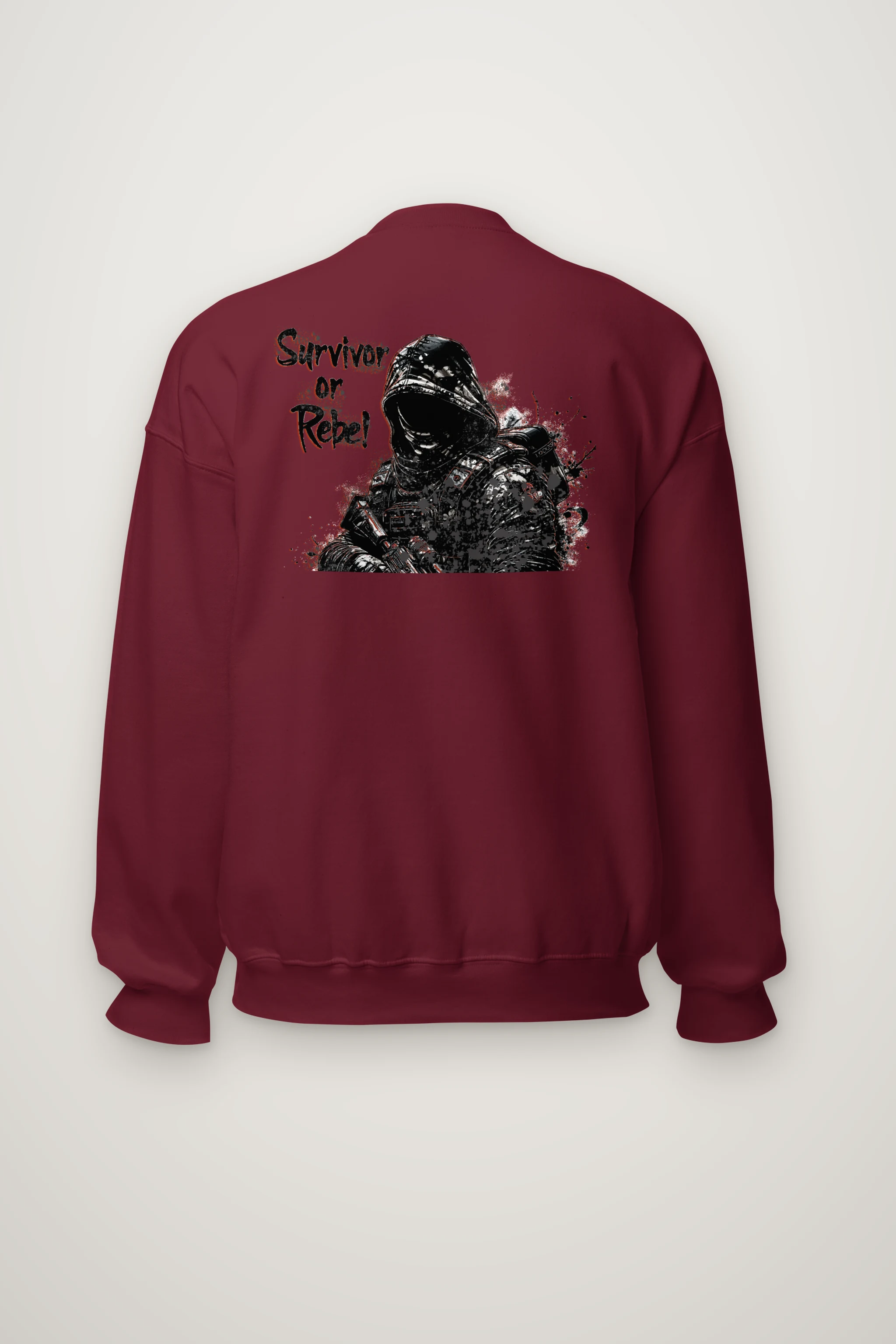 "Survivor Or Rebel" Heavy Blend Unisex Crewneck Sweatshirt