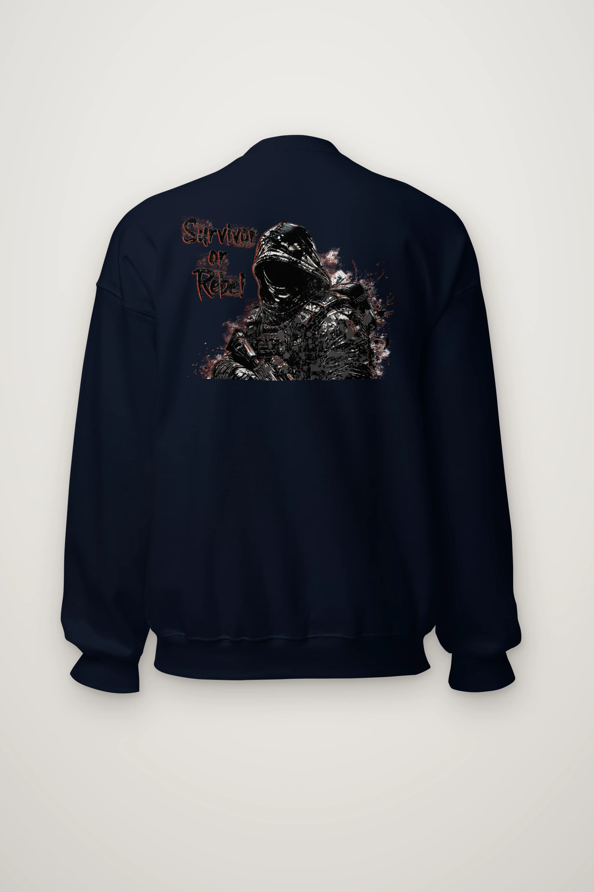 "Survivor Or Rebel" Heavy Blend Unisex Crewneck Sweatshirt
