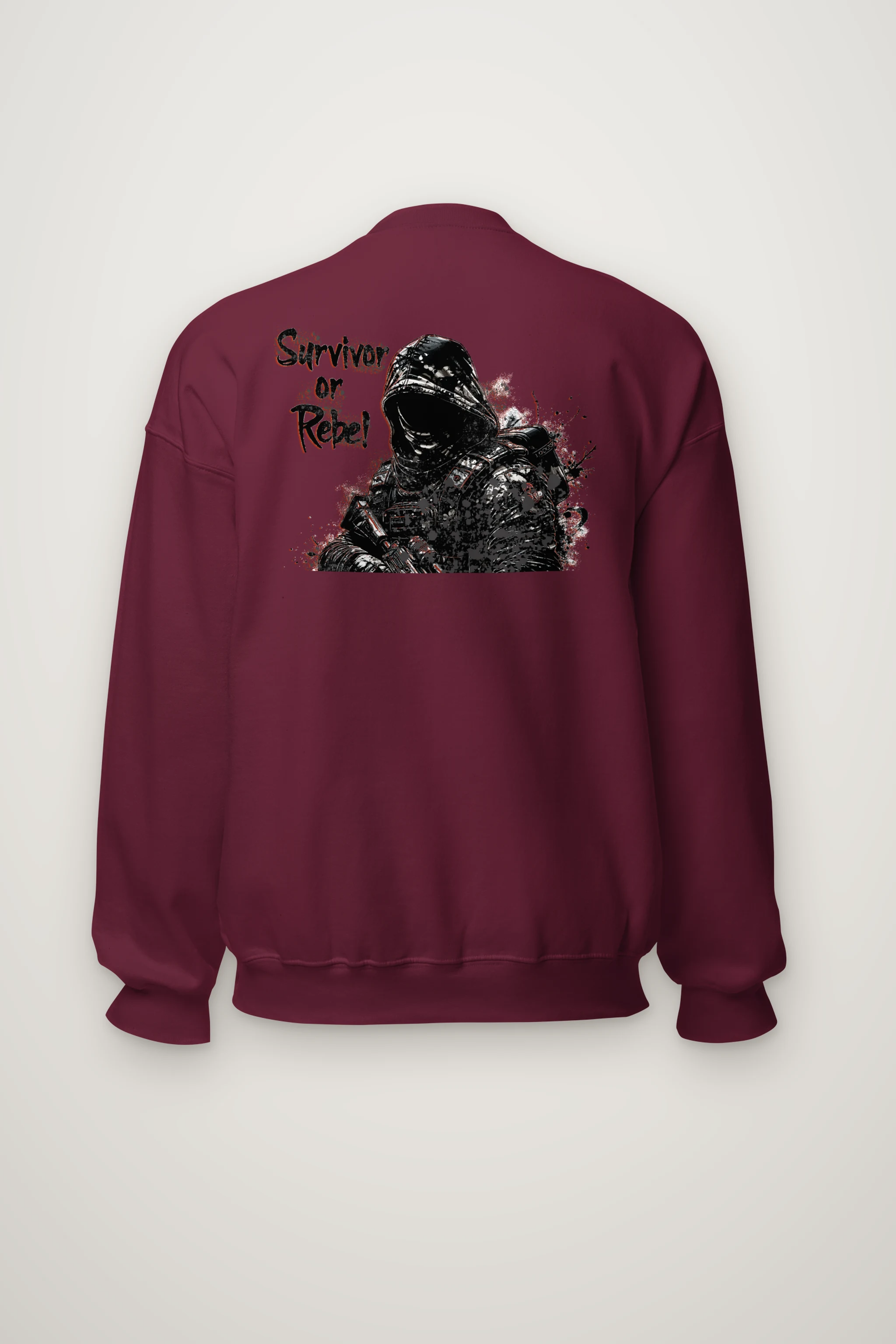 "Survivor Or Rebel" Heavy Blend Unisex Crewneck Sweatshirt