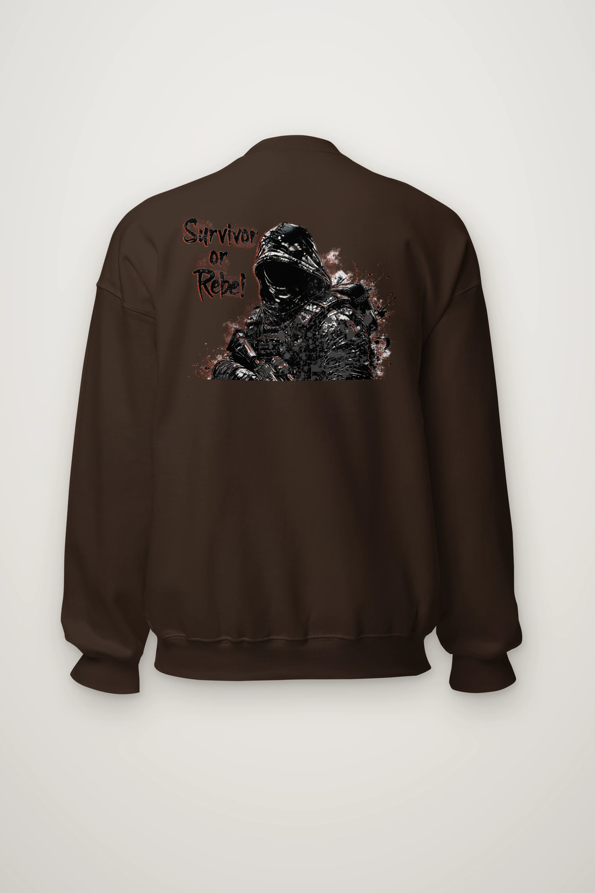"Survivor Or Rebel" Heavy Blend Unisex Crewneck Sweatshirt