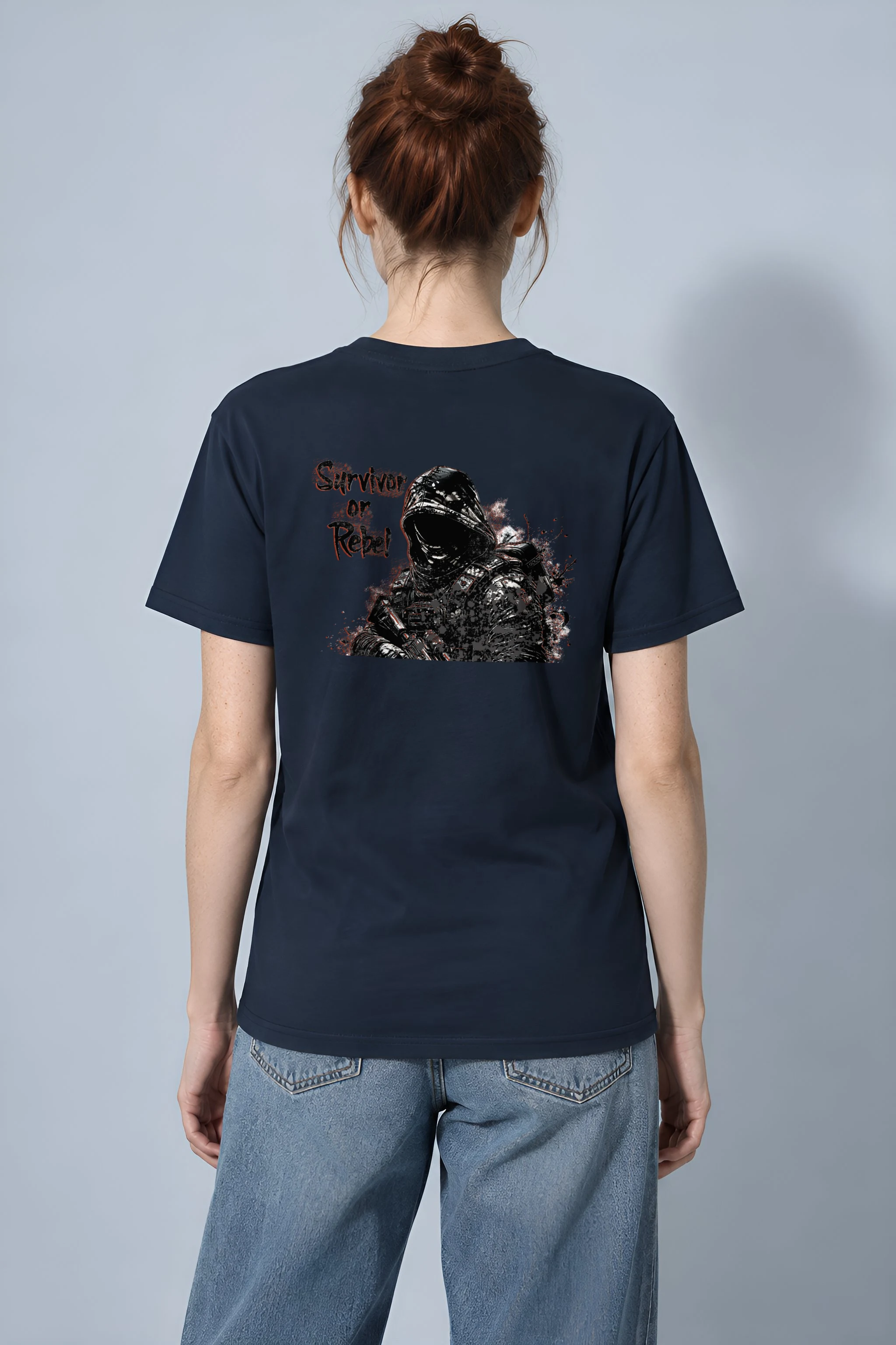 "Survivor Or Rebel" Heavyweight Unisex Crewneck T-shirt