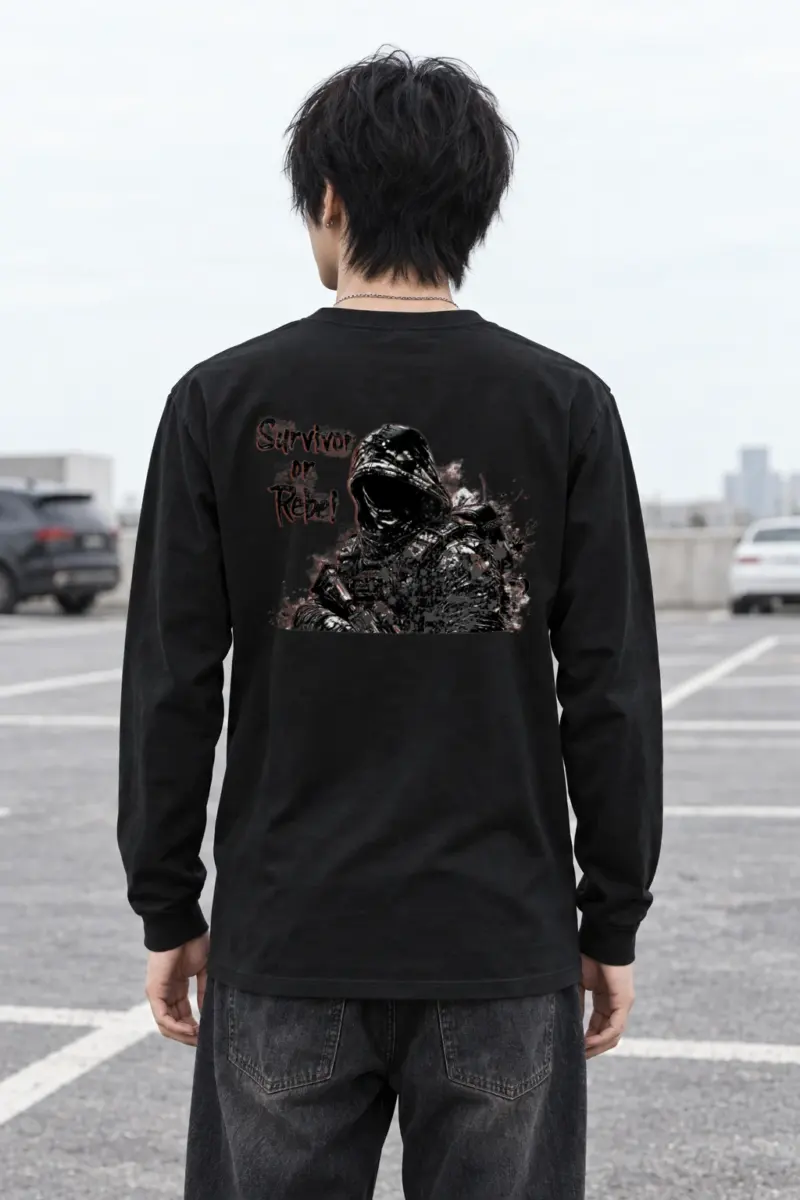 "Survivor Or Rebel" Unisex Longsleeve T-shirt