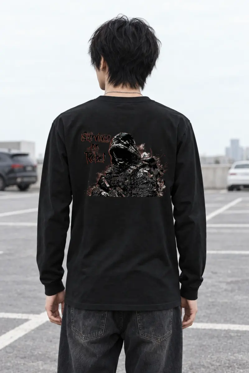 "Survivor Or Rebel" Unisex Longsleeve T-shirt