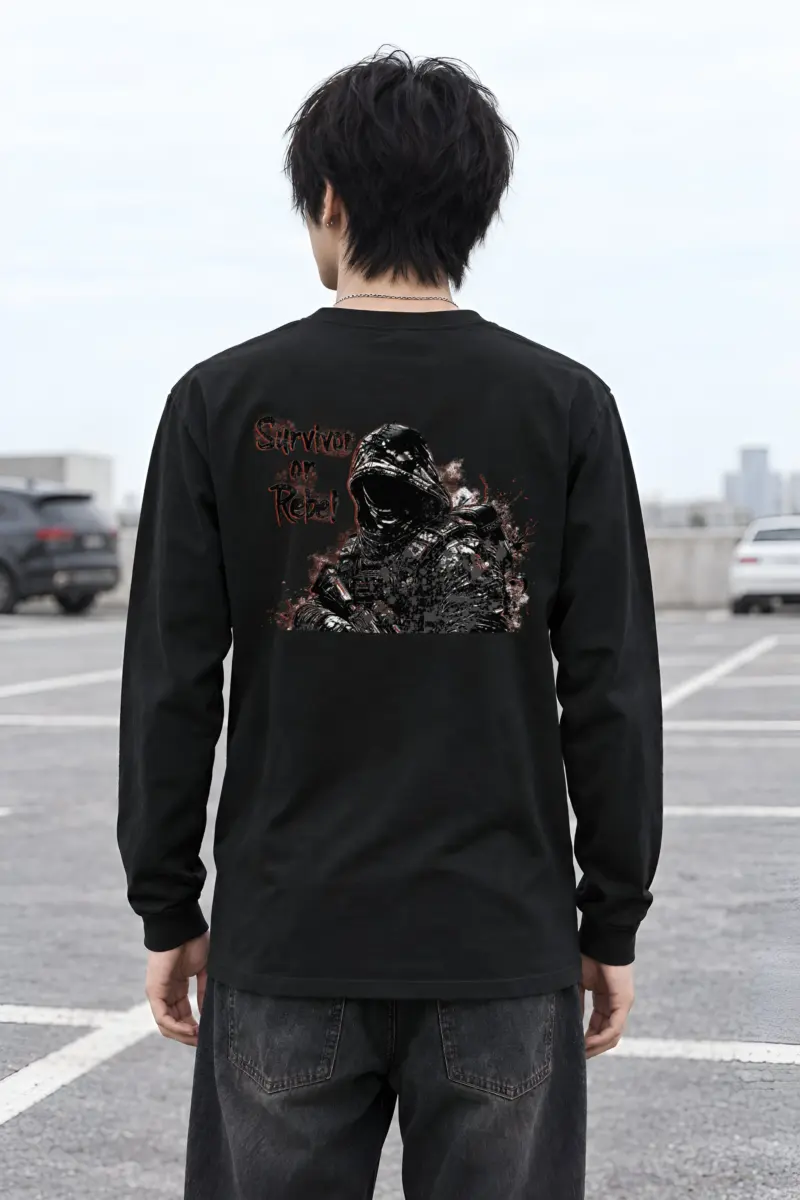 "Survivor Or Rebel" Unisex Longsleeve T-shirt
