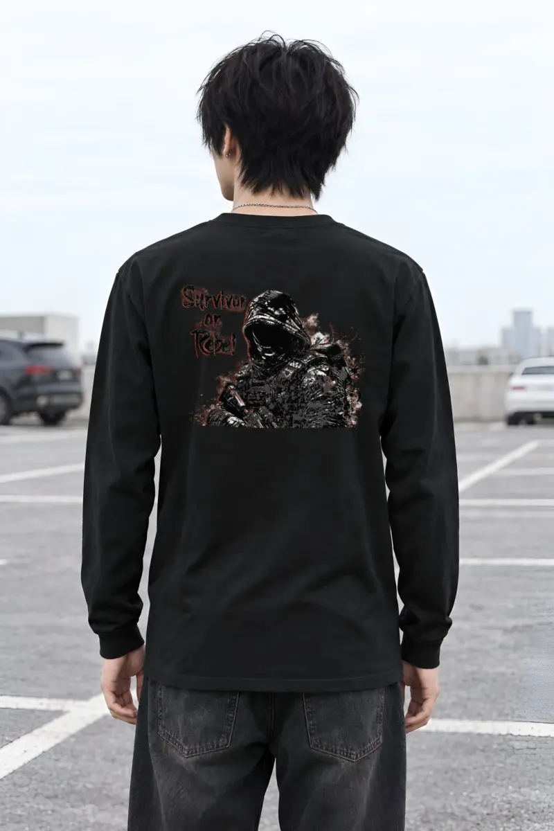 "Survivor Or Rebel" Unisex Longsleeve T-shirt