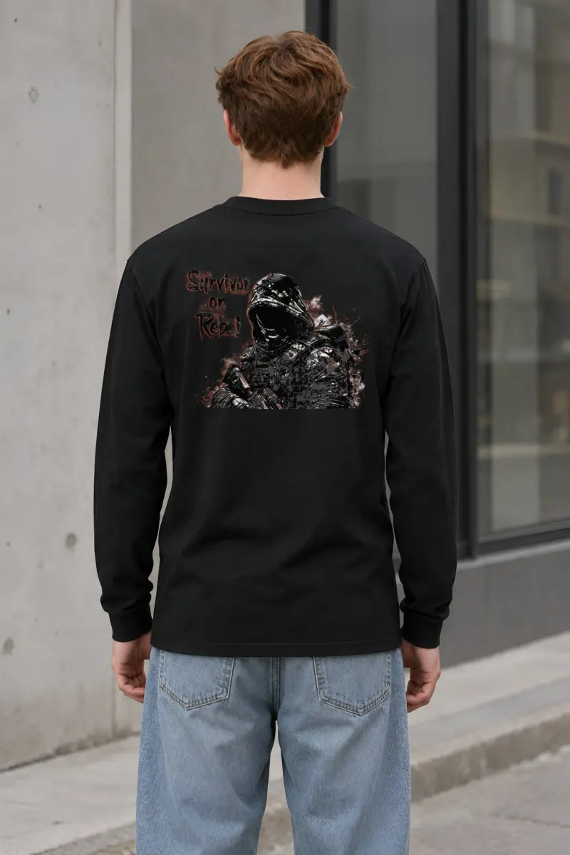 "Survivor Or Rebel" Unisex Longsleeve T-shirt