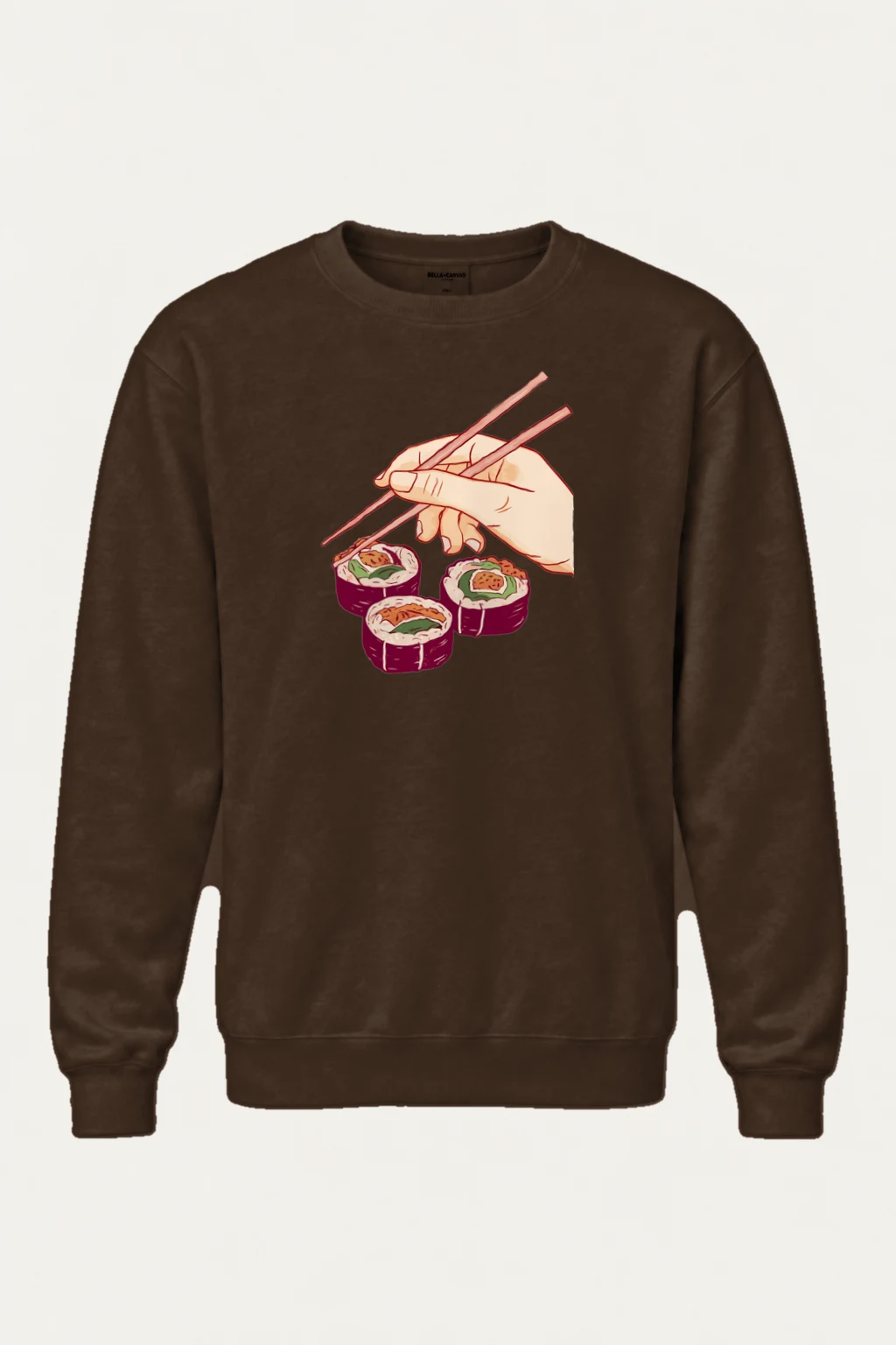 "Sushi Pick Hand" Heavy Blend Unisex Crewneck Sweatshirt | Gildan 18000