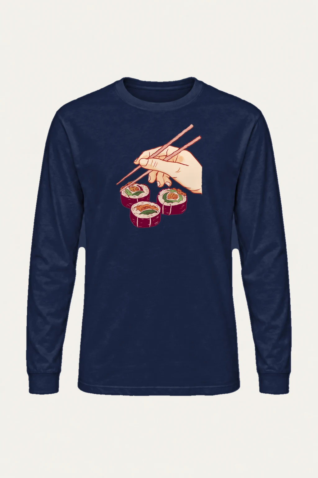 "Sushi Pick Up" Unisex Longsleeve T-shirt | Gildan 2400
