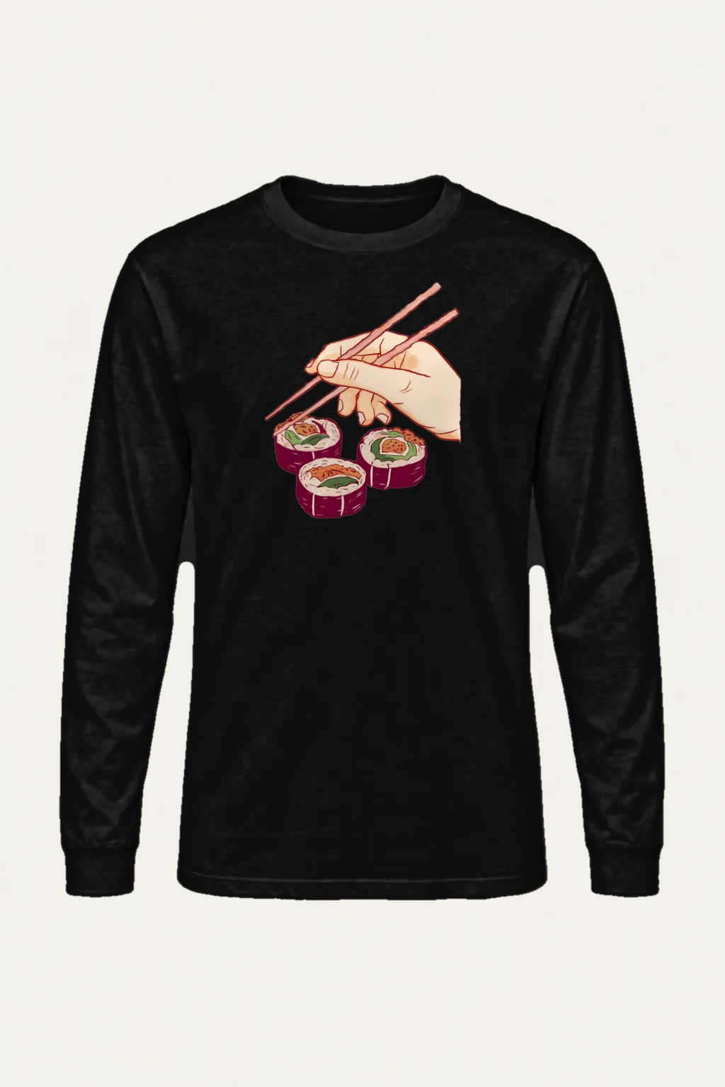 "Sushi Pick Up" Unisex Longsleeve T-shirt | Gildan 2400