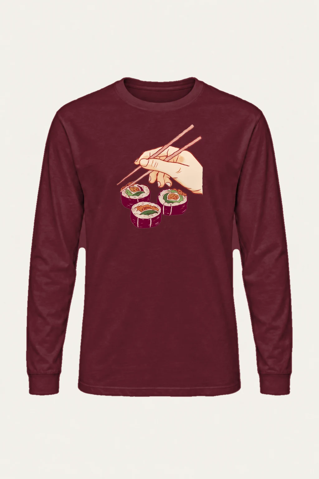 "Sushi Pick Up" Unisex Longsleeve T-shirt | Gildan 2400