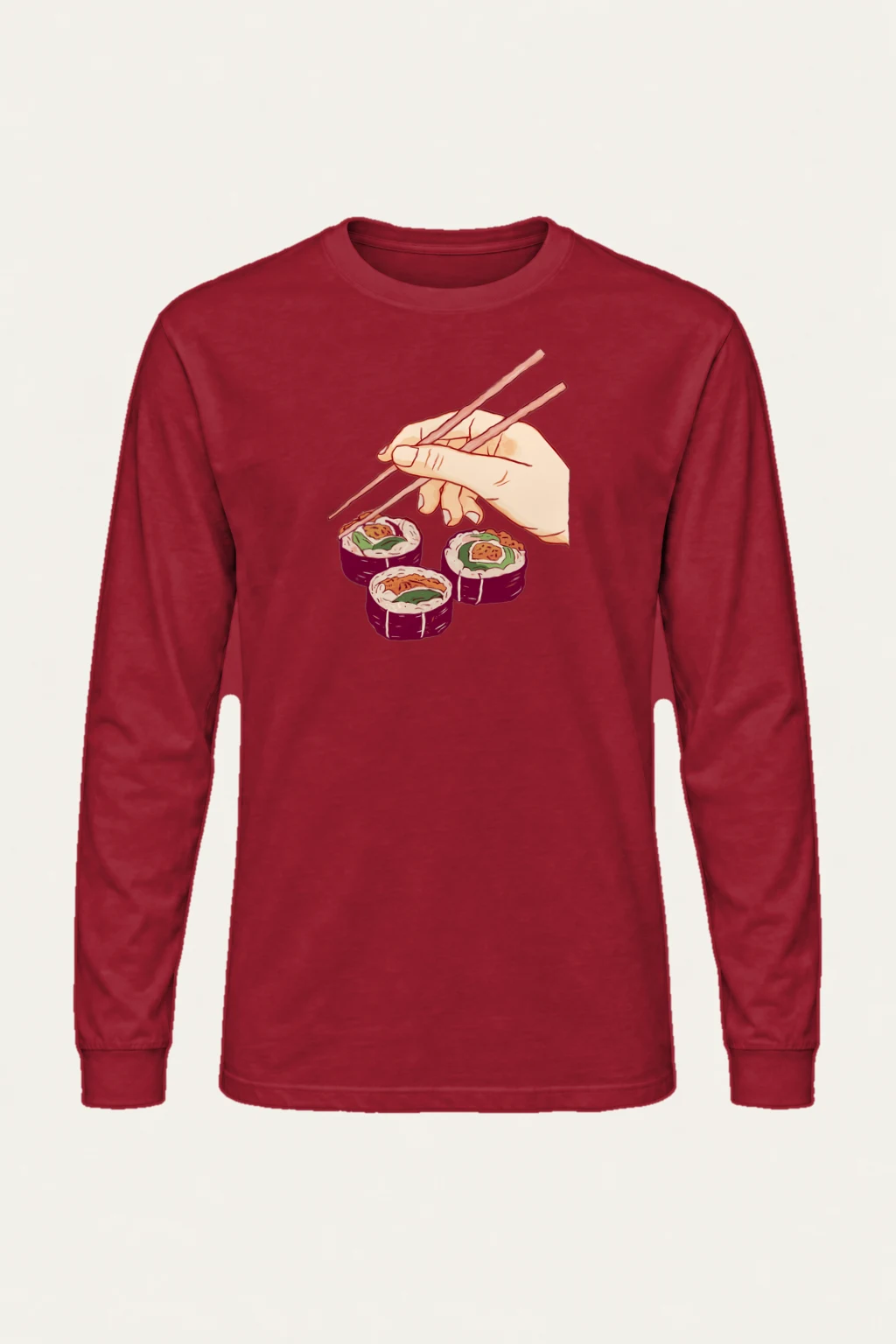 "Sushi Pick Up" Unisex Longsleeve T-shirt | Gildan 2400