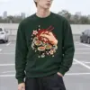 "Sushi Wave Hand" Heavy Blend Unisex Crewneck Sweatshirt