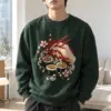 "Sushi Wave Hand" Heavy Blend Unisex Crewneck Sweatshirt | Gildan 18000