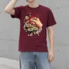 "Sushi Wave Hand" Heavyweight Unisex Crewneck T-shirt