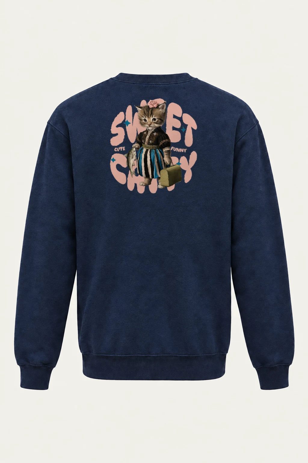 "Sweet Cat" Heavy Blend Unisex Crewneck Sweatshirt | Gildan 18000