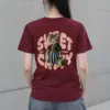 "Sweet Cat" Heavyweight Unisex Crewneck T-shirt