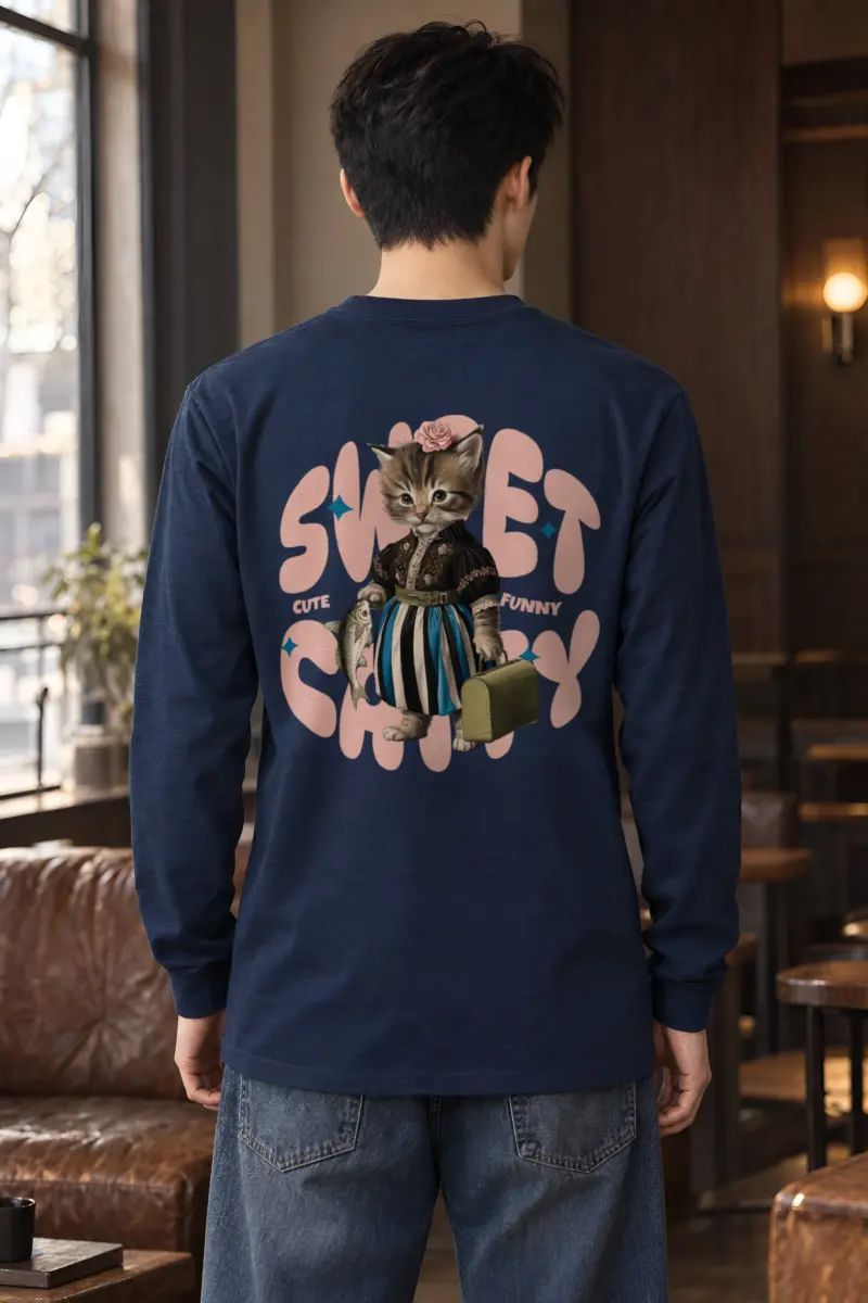 "Sweet Cat" Unisex Longsleeve T-shirt