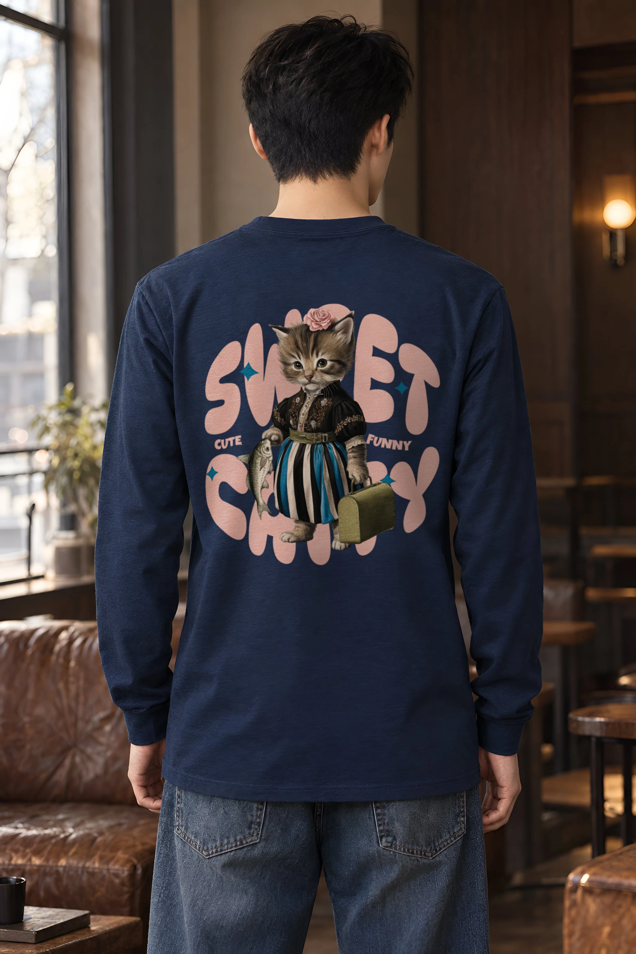"Sweet Cat" Unisex Longsleeve T-shirt