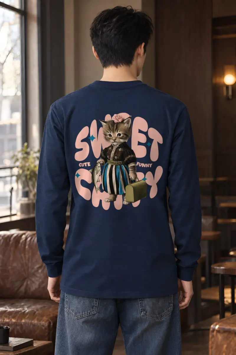 "Sweet Cat" Unisex Longsleeve T-shirt