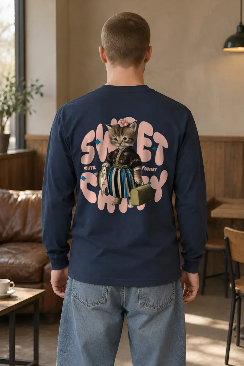 "Sweet Cat" Unisex Longsleeve T-shirt