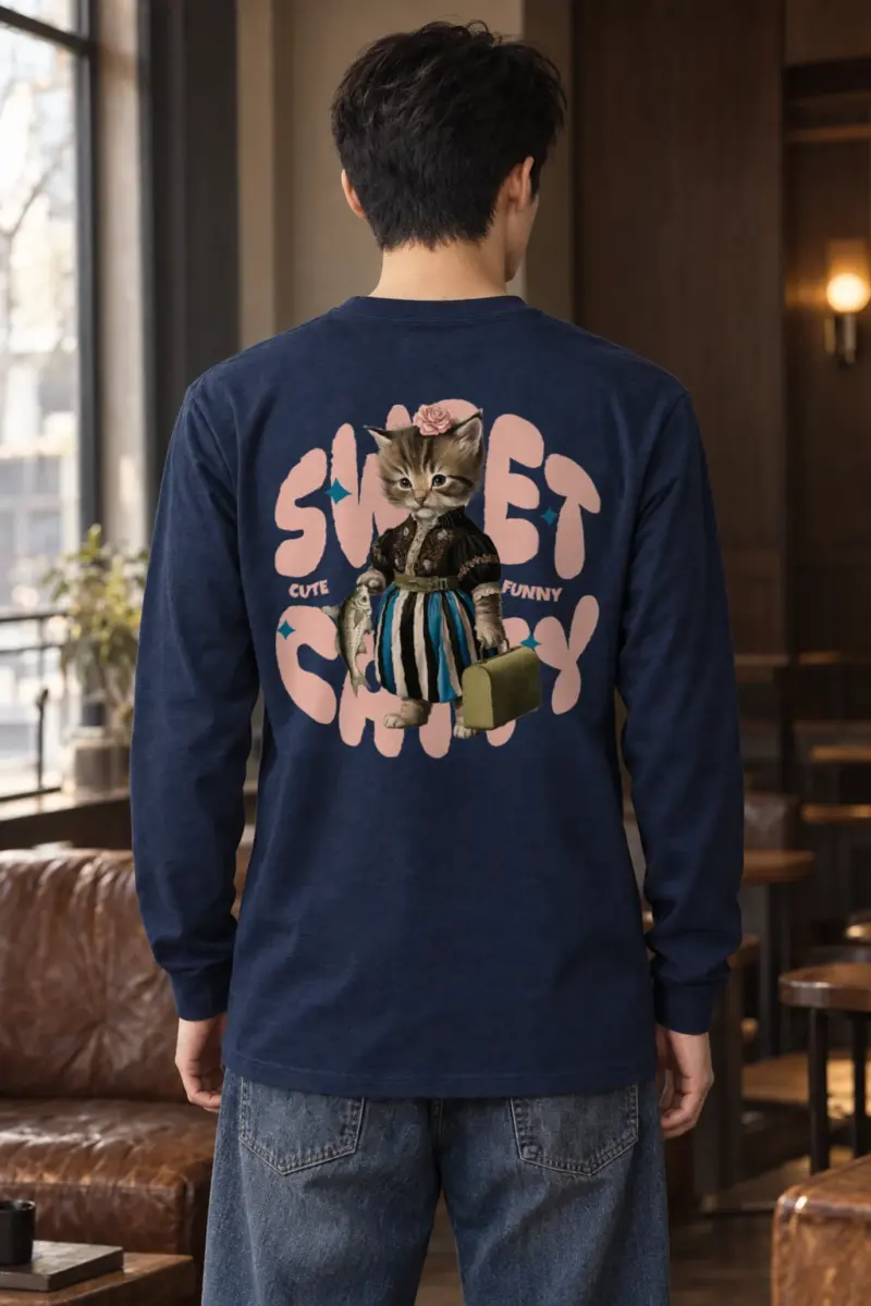 "Sweet Cat" Unisex Longsleeve T-shirt