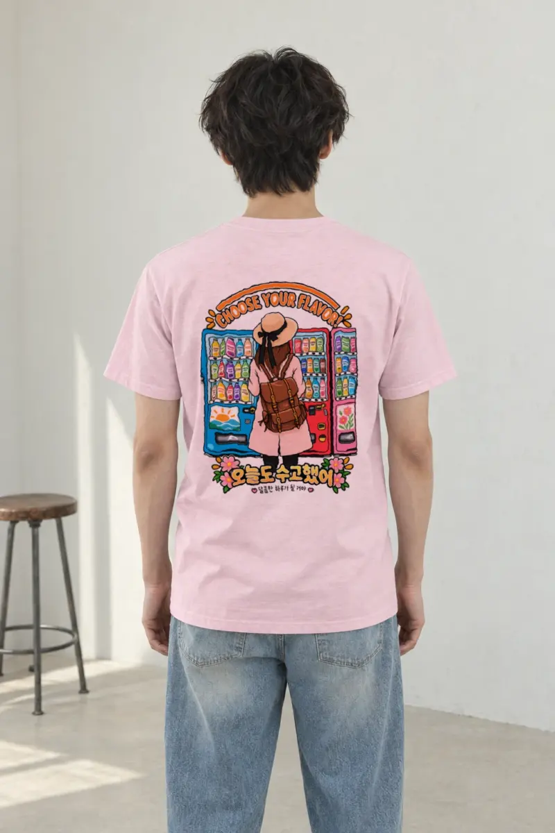 "Sweet Day Break" Heavyweight Unisex Crewneck T-shirt