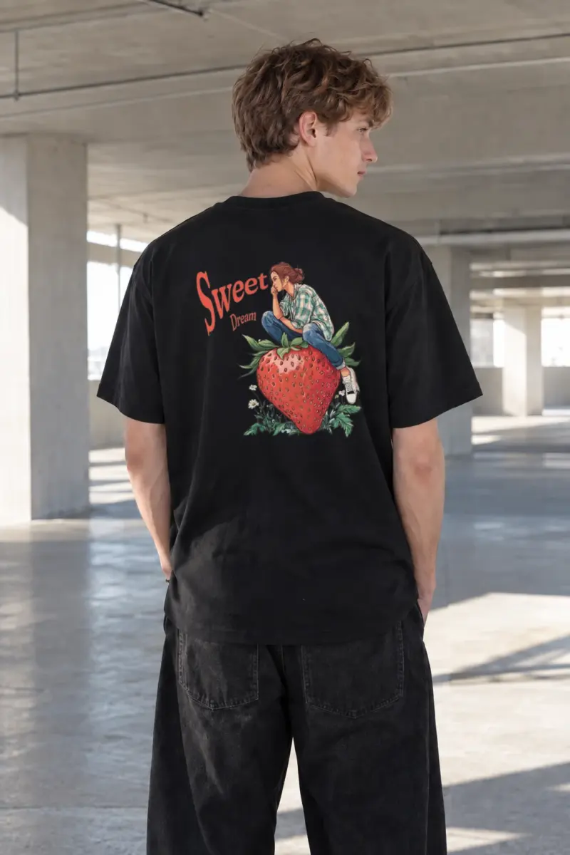 "Sweet Dream" Heavyweight Unisex Crewneck T-shirt | Gildan 5000