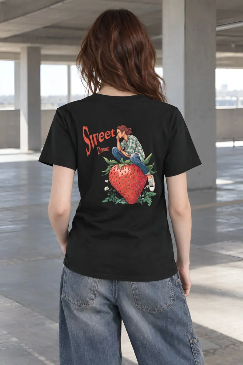 "Sweet Dream" Heavyweight Unisex Crewneck T-shirt