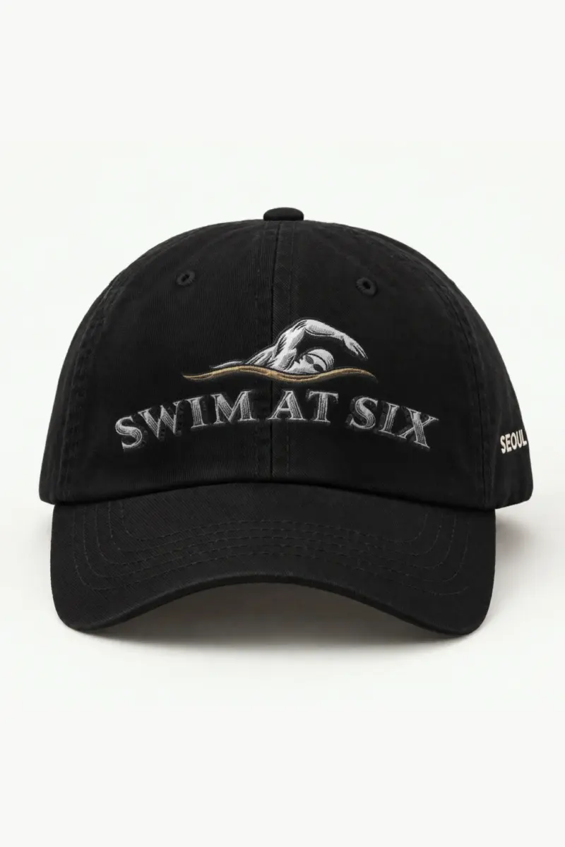 "Swim at Six" Classic Dad Hat · Embroidered