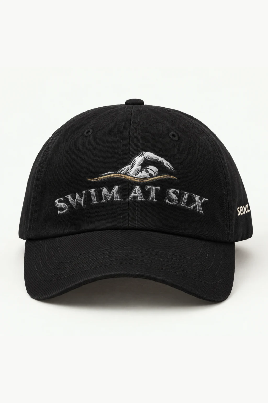 "Swim at Six" Classic Dad Hat · Embroidered
