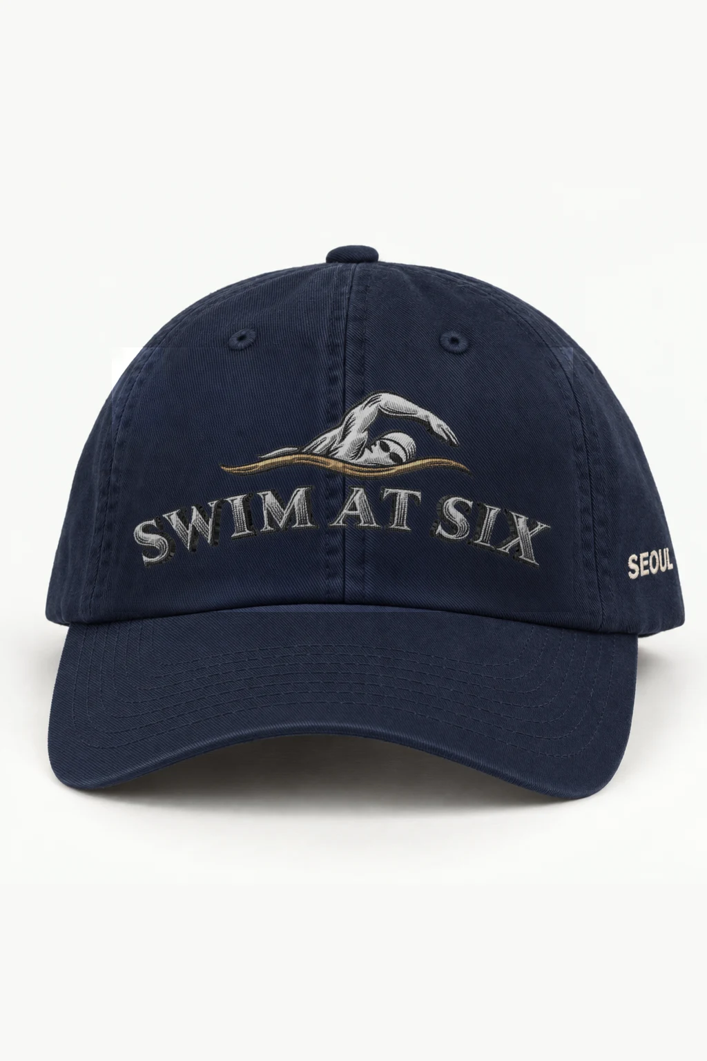 "Swim at Six" Classic Dad Hat · Embroidered