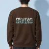 "Swing Golf Scene" Heavy Blend Unisex Crewneck Sweatshirt | Gildan 18000