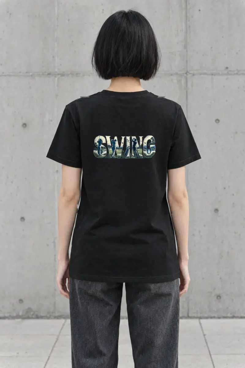 "Swing Golf Scene" Heavyweight Unisex Crewneck T-shirt