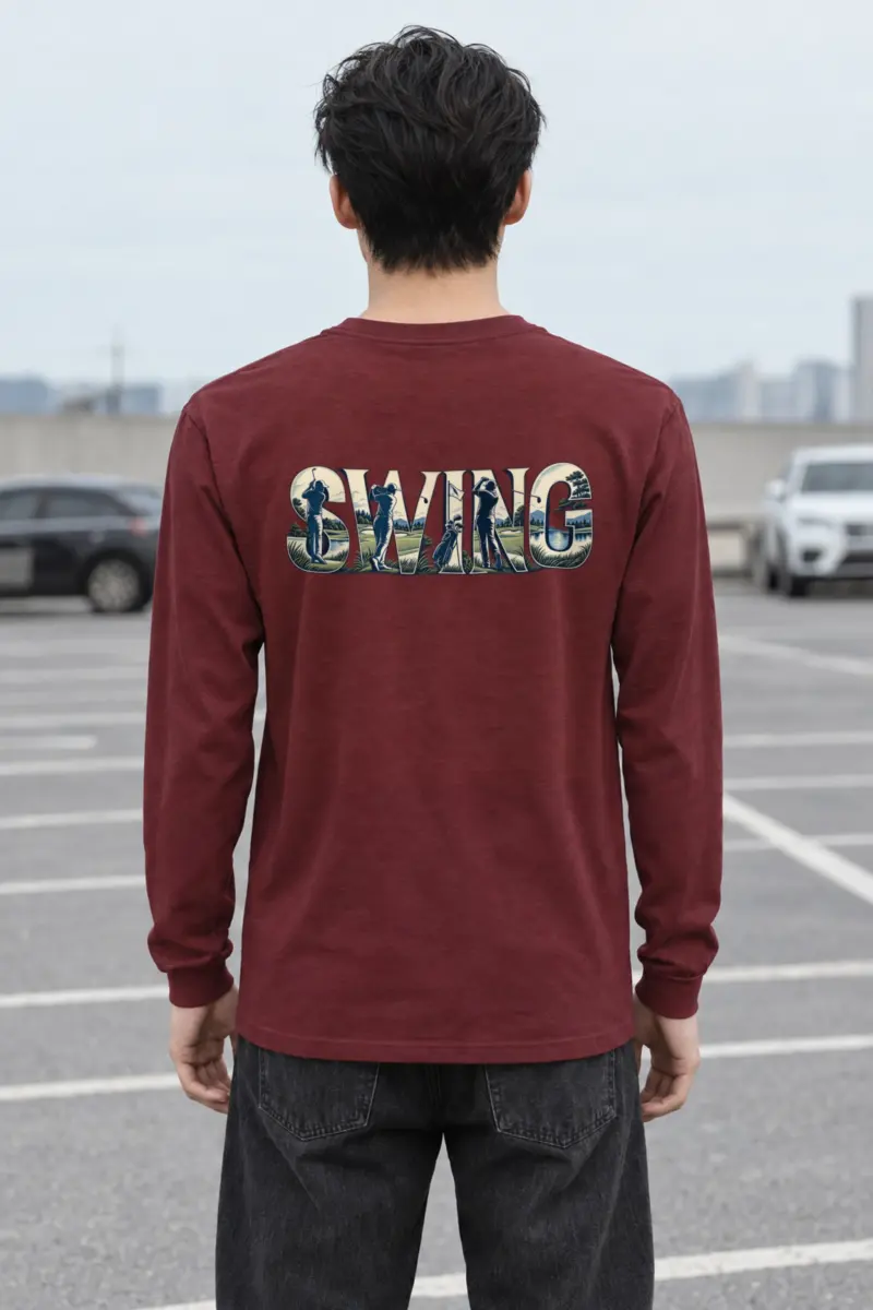 "Swing Golf Scene" Unisex Longsleeve T-shirt