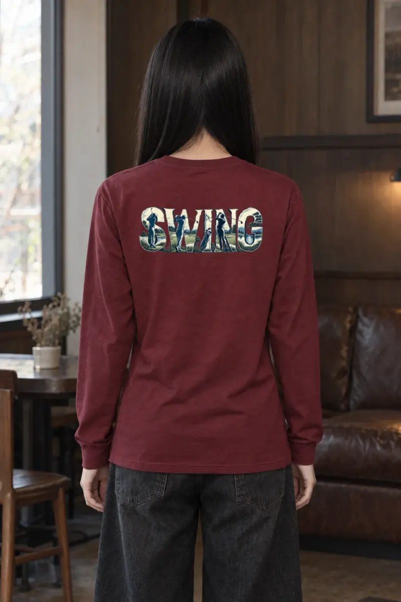 "Swing Golf Scene" Unisex Longsleeve T-shirt