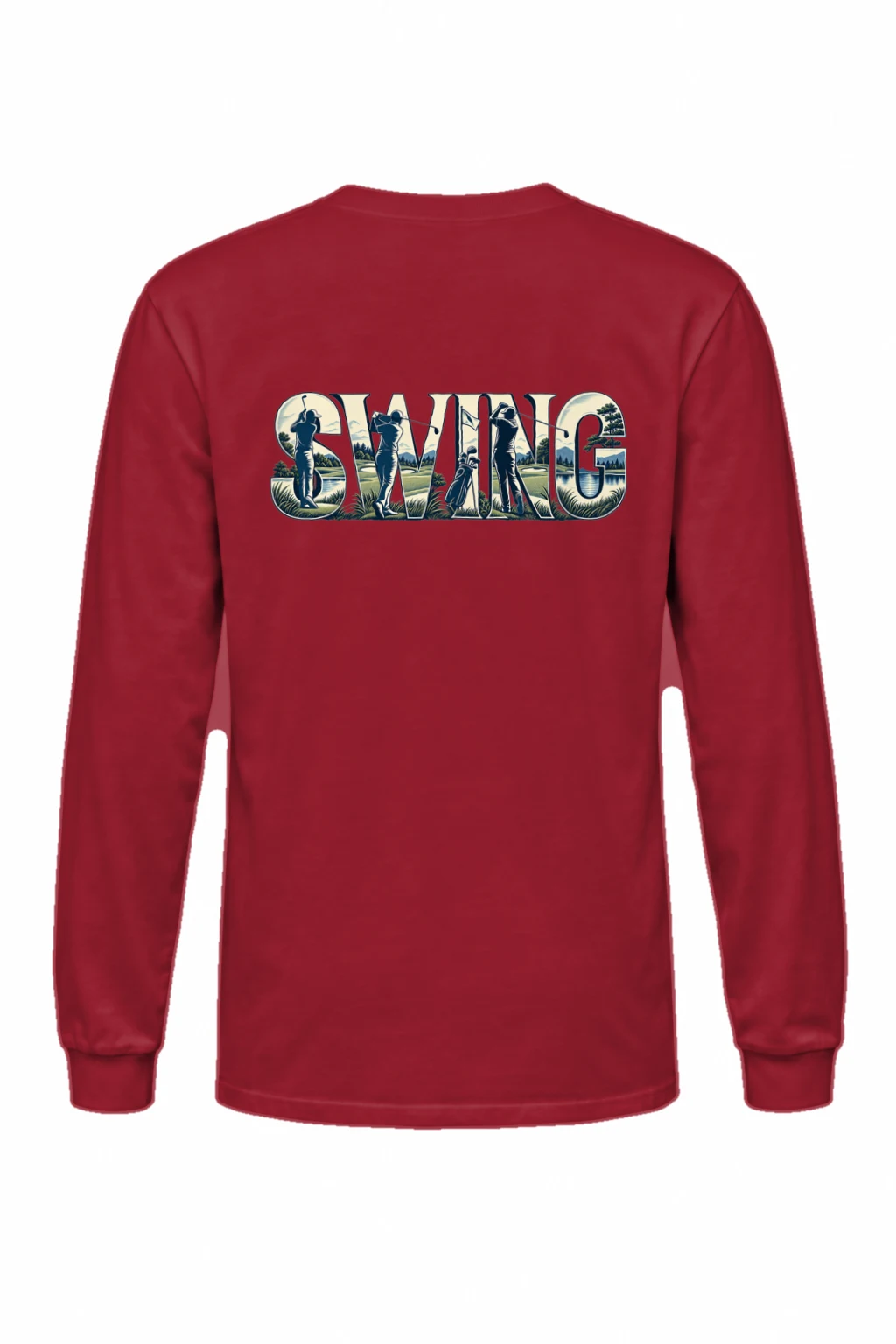 "Swing Golf Scene" Unisex Longsleeve T-shirt | Gildan 2400